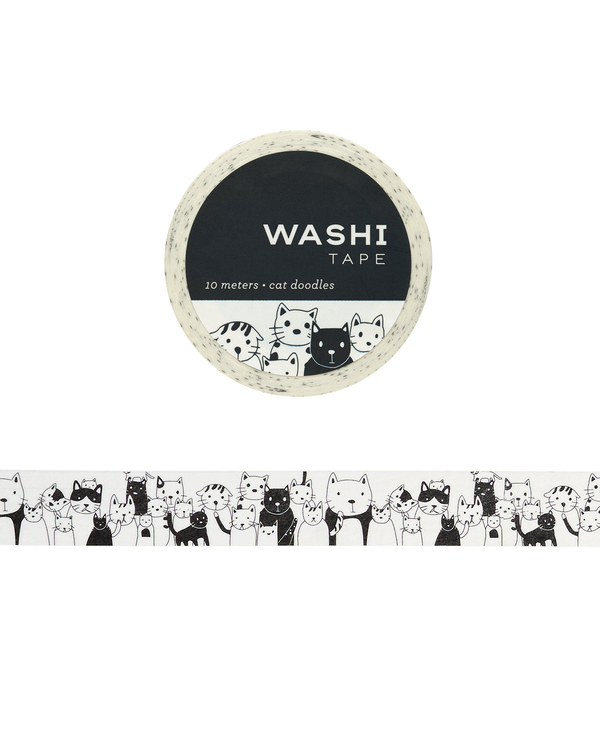 Cat Doodles Washi Tape Cat Doodles Washi Tape